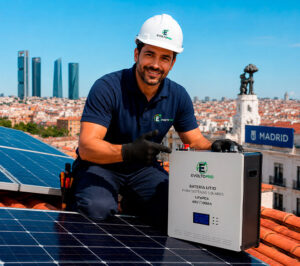 batería para placas solares