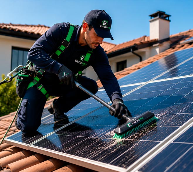 mantenimiento las placas solares